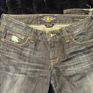Lucky Brand Distressed Dark Jeans